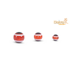 DOIYO S'zuki Eyed Glass Beads Red
