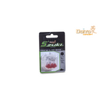 DOIYO S'zuki Faceted Glass Beads Red