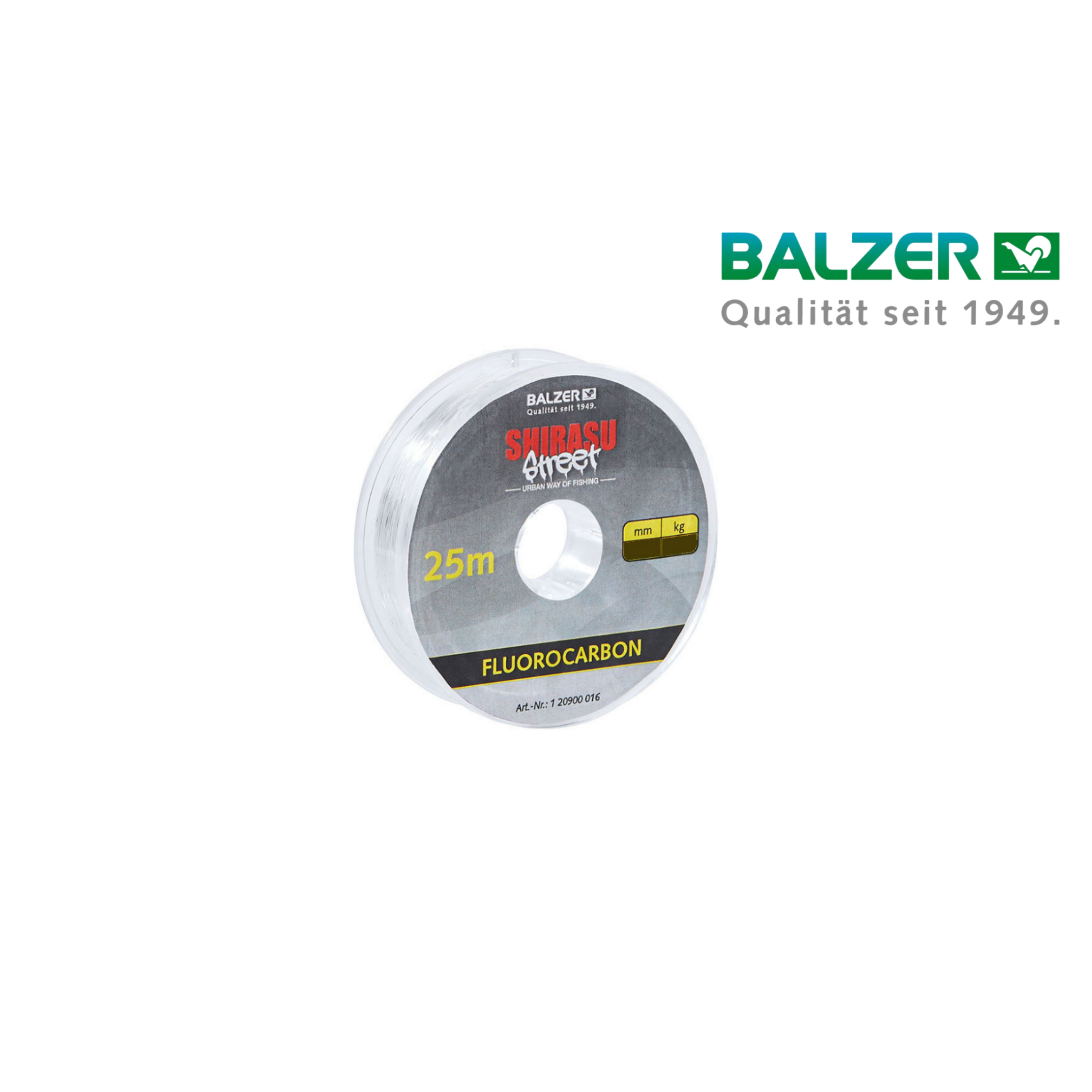 Shirasu Street Fluorocarbon 25m, 0,16mm